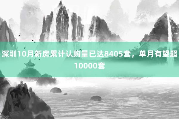 深圳10月新房累计认购量已达8405套，单月有望超10000套