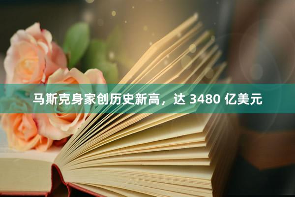 马斯克身家创历史新高，达 3480 亿美元