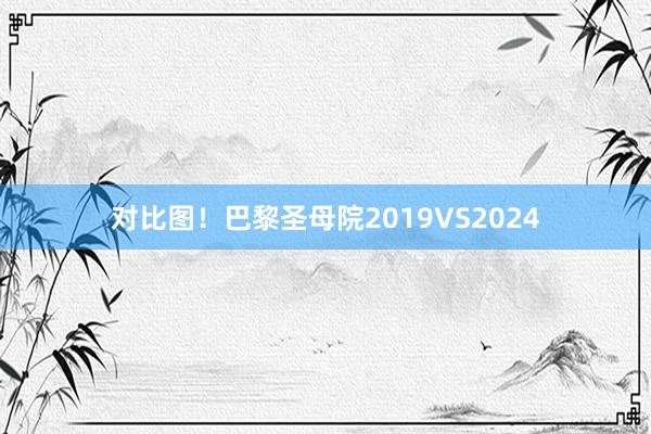 对比图！巴黎圣母院2019VS2024