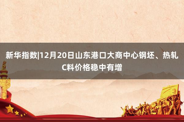 新华指数|12月20日山东港口大商中心钢坯、热轧C料价格稳中有增